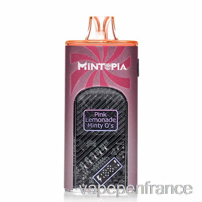 Mintopia Turbo 9000 Stylo Vape Jetable Limonade Rose Minty O's